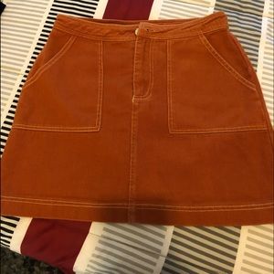 Orange skirt!